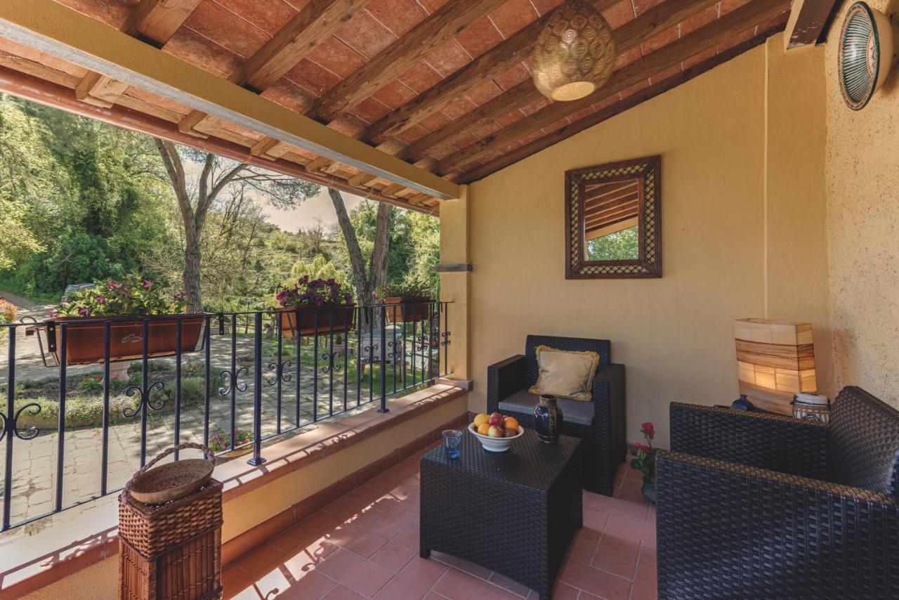 Villa Poggio Di Gaville Meleto Екстер'єр фото