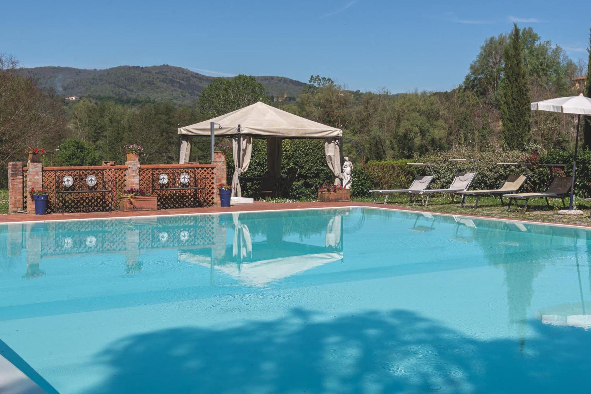 Villa Poggio Di Gaville Meleto Екстер'єр фото