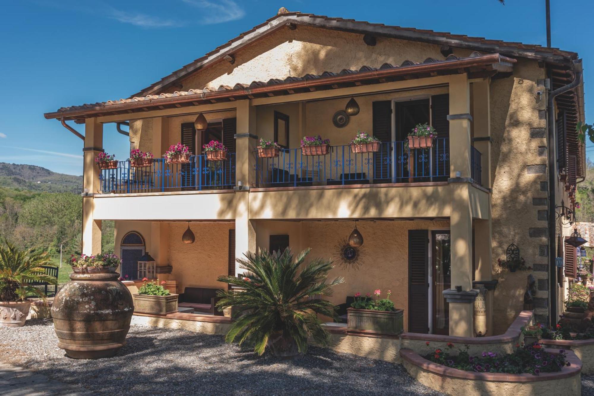 Villa Poggio Di Gaville Meleto Екстер'єр фото